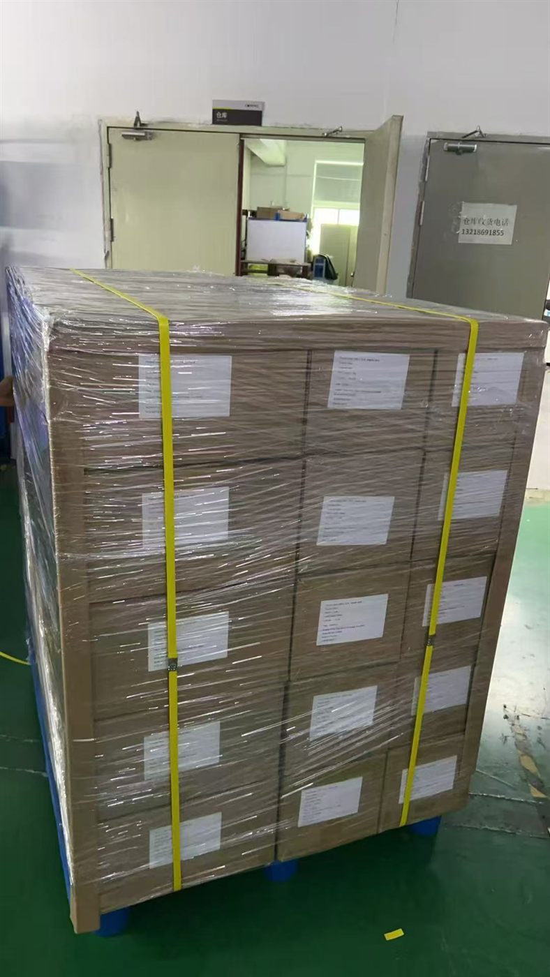Bulk packed car charger cartons ready for shipment